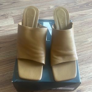 ZARA Leather MULES